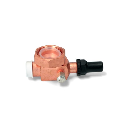 Zawór Rotalock 1.3/4 (12UN) x 7/8" kątowy / 22mm V07 • z uszczelką