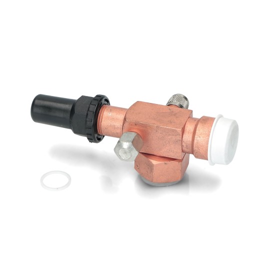 Zawór Rotalock 1" x 7/8" 22mm • kątowy • z uszczelką