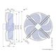 Wentylator osiowy Ziehl-Abegg FN035-4EK.0F.V7P3 • 230V • 350mm -zdjęcie numer 2