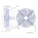 Wentylator osiowy Ziehl-Abegg FN040-4EK.0F.V7P2 • 230V • 400mm -zdjęcie numer 2