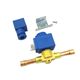 Zawór elektromagnetyczny Castel 1028/M10 • lutowany • 10mm • z cewką 230V • z wtyczką 9150/R02 -zdjęcie numer 2