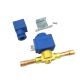 Zawór elektromagnetyczny Castel 1028/M10 • lutowany • 3/8" • z cewką 230V • z wtyczką 9150/R02