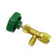 Zawór serwisowy do butli jednorazowych 7/16NPT-F x 1/4M ShineYear CT-341