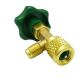 Zawór serwisowy do butli jednorazowych 7/16NPT-F x 1/4M ShineYear CT-341
