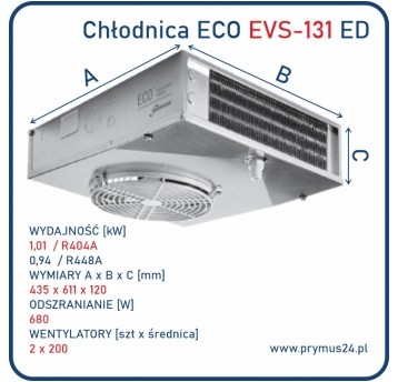 Chłodnica ECO EVS-131 • bez grzałek