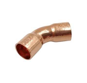Cu >B< ACR Łuk 45° LWxLW 3/8" do lutowania • dwukielichowe • Conex
