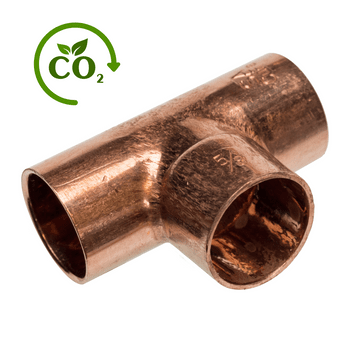 Cu K65 Trójnik LWxLWxLW 7/8"x 7/8"x1/2" RefHP
