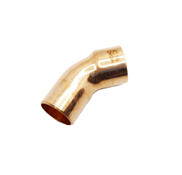 Cu Łuk 45° LZxLW 22mm do lutowania iCOOL • jednokielichowy