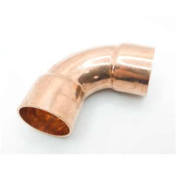 Cu Łuk 90° LWxLW 22mm Besco do lutowania • dwukielichowy