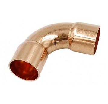 Cu Łuk 90° LWxLW 3/8" • złączka do lutowania • dwukielichowy • Thunder