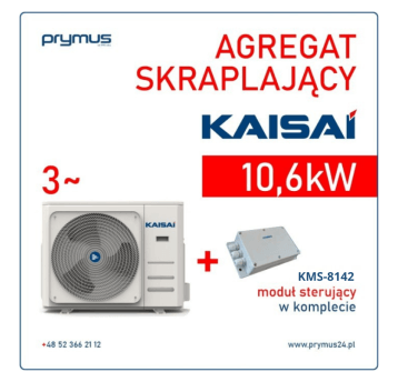 Klimatyzator Kaisai - agregat R32 10,6kW KOD30U-36HFN32X + moduł KMS-8142
