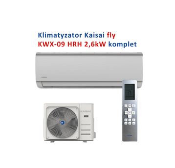 Klimatyzator Kaisai fly KWX-09 KRH • R32 • 2,6kW • komplet