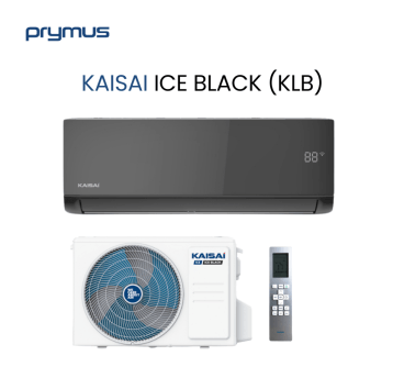 Klimatyzator Kaisai Ice Black KLB-24HRHI + KLWB24HRHO R32 5,3kW - komplet