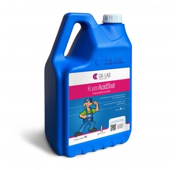 Koncentrat do czyszczenia skraplaczy i parowników Kryon® AcidShot Condenser Cleaner • 5 litrów • różowy