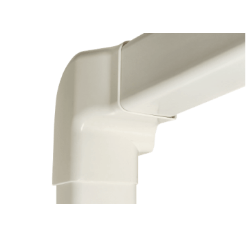 Łuk pionowy lewy Canalsplit® 08 0814VS-W • biały /4/