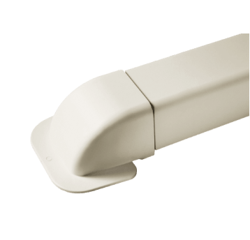 Maskownica ścienna Canalsplit® 14 1409CM-W • biała /4/