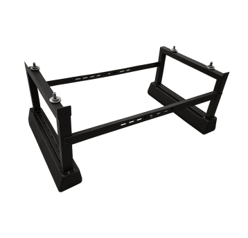 Podstawa pompy ciepła agregaty klimatyzatory HP-A • 360kg • czarna • 2 x rubbery 600mm w komplecie