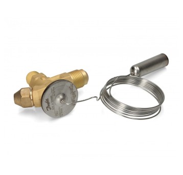 Termostatyczny zawór rozprężny Danfoss T2 R134a / R513A • skręcany