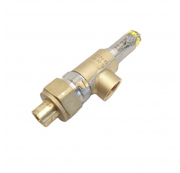 Zawór bezpieczeństwa DN 6 1/2" / Ø12 x G1/2 • 25 bar • E.C.A. 601011044-025