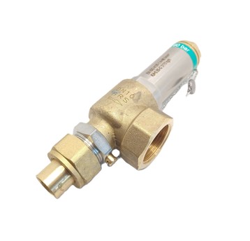 Zawór bezpieczeństwa DN10 5/8" / Ø15 x G1 • 45 bar • E.C.A. 601011030-045
