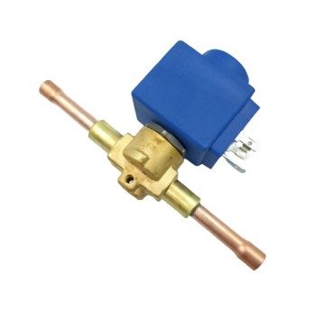 Zawór elektromagnetyczny Castel 1028/2 • lutowany • 1/4" • z cewką 230V • z wtyczką 9150/R02