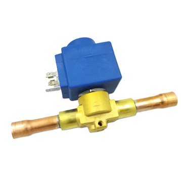 Zawór elektromagnetyczny Castel 1028/M10 • lutowany • 10mm • z cewką 230V • z wtyczką 9150/R02
