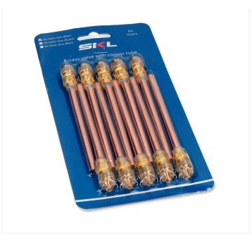 Zawór serwisowy fi 6mm 100mm/kpl. 10szt.